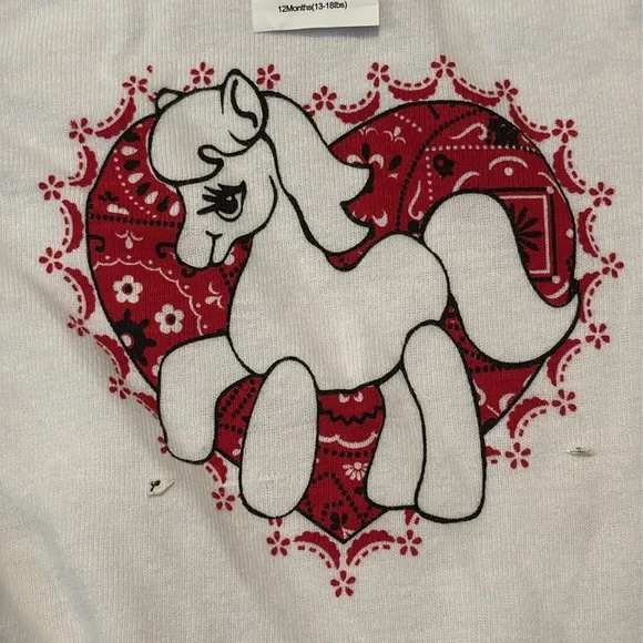 NWT Baby Korral White and Blue Unicorn Dress-size 12 months - Picture 2 of 8